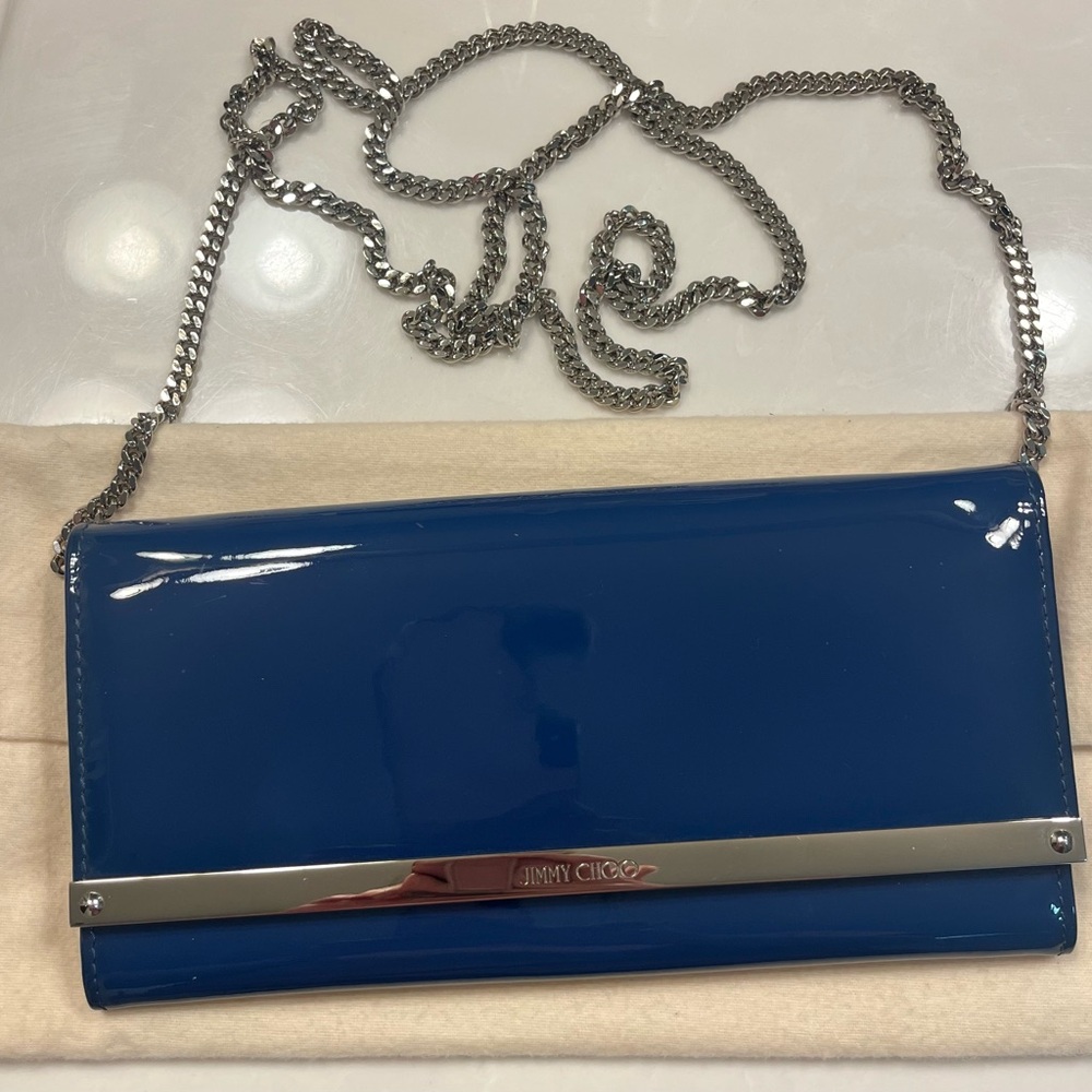 Jimmy Choo Milla Wallet on Chain